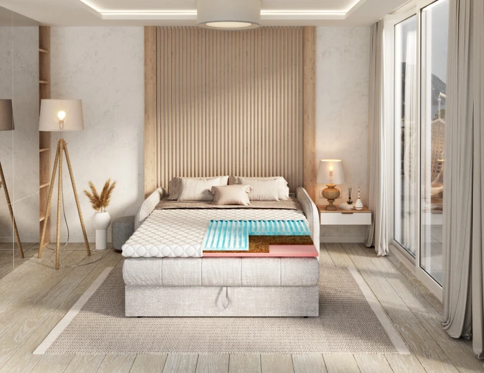 Matratzenauflage MALTA VISCO COOX Schaumstoff