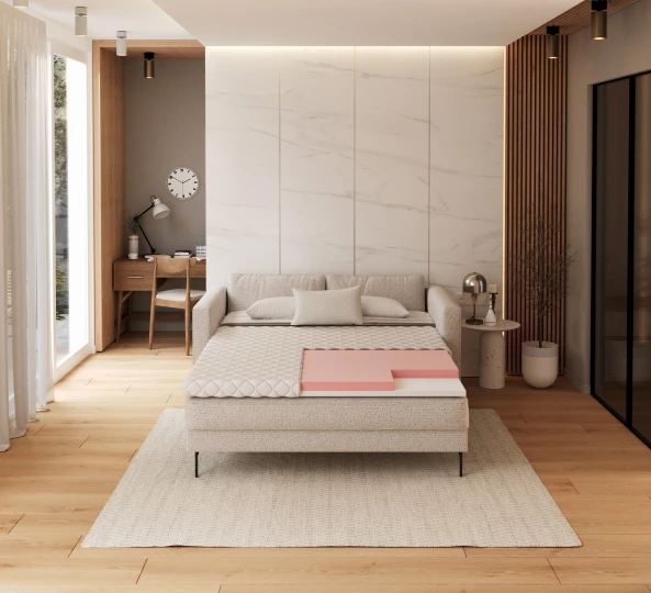 Matratzenauflage VISCO-Schaumstoff 9 cm