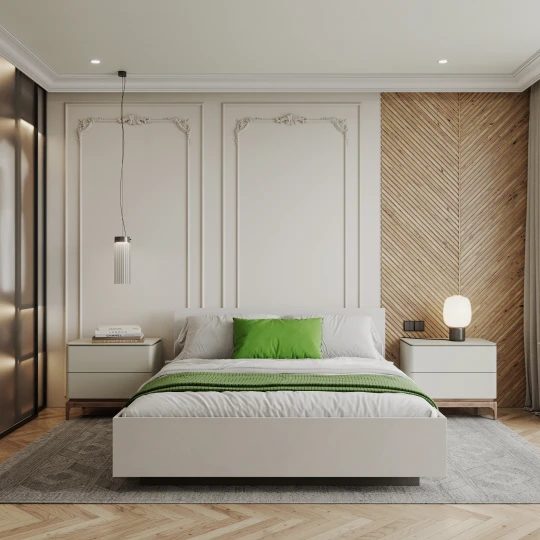 Schwebendes Schlafzimmerbett LIMA