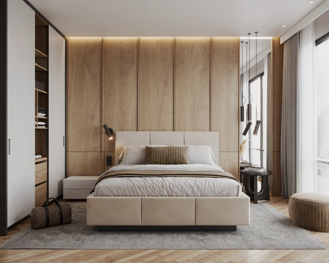 Gepolstertes Schwebebett AVEIRO