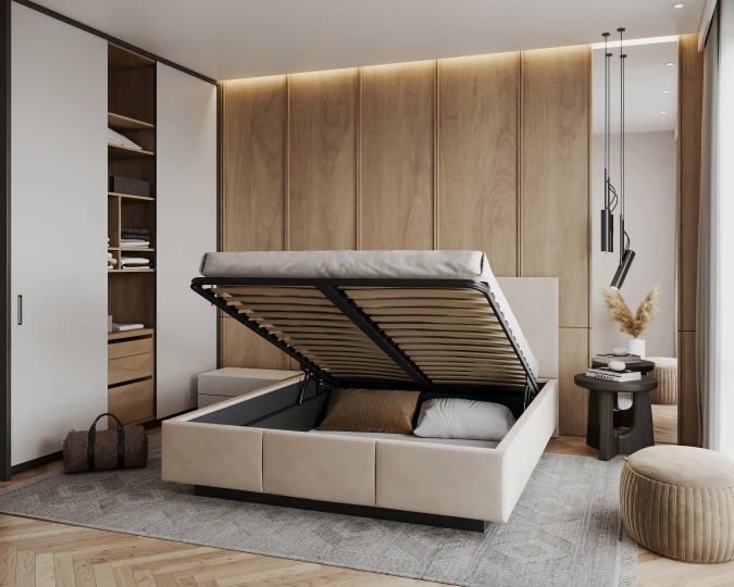 Gepolstertes Schwebebett AVEIRO