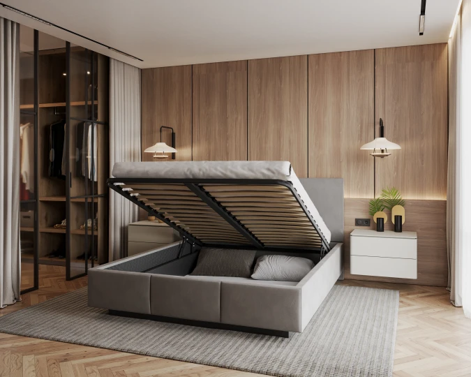 Gepolstertes Schwebebett AVEIRO