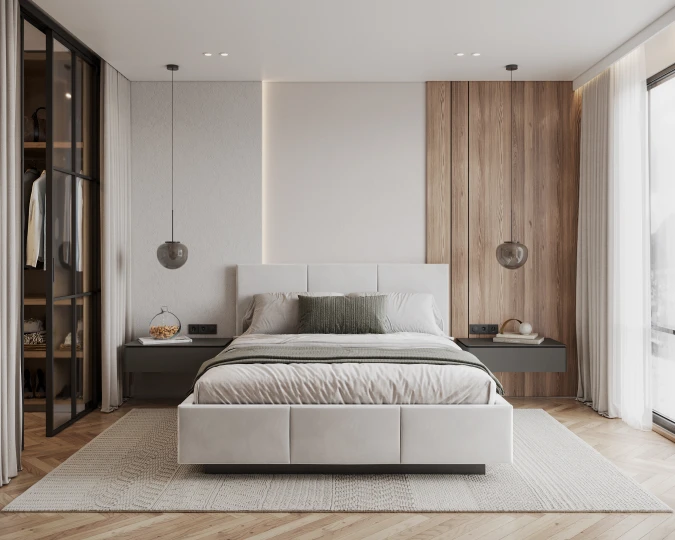 Gepolstertes Schwebebett AVEIRO