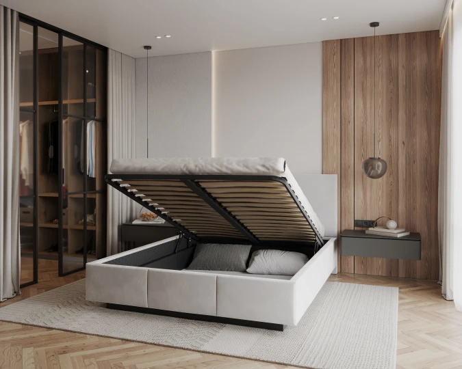 Gepolstertes Schwebebett AVEIRO