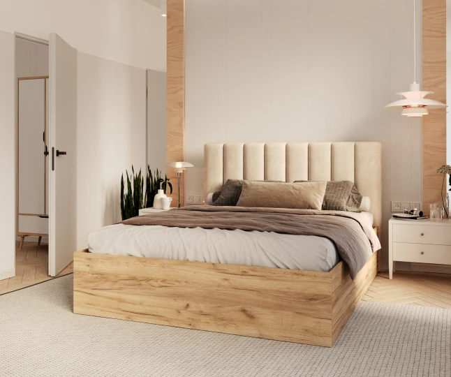 GRENADA Schlafzimmer Bett Eiche Handwerk