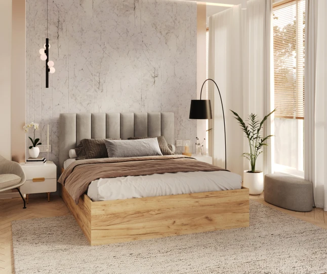 GRENADA Schlafzimmer Bett Eiche Handwerk