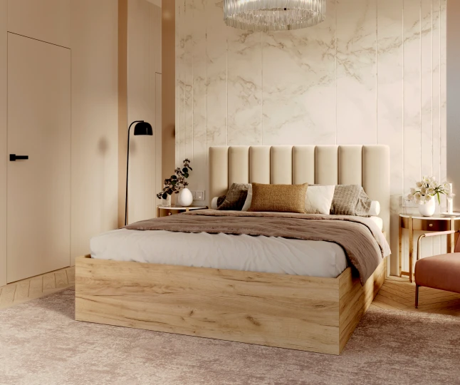 GRENADA Schlafzimmer Bett Eiche Handwerk