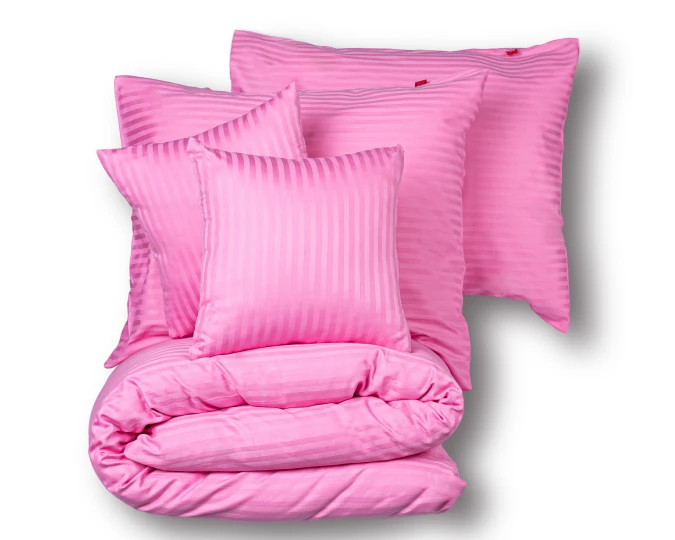 Baumwollbettwäsche 100% rosa (Set)