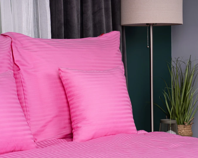 Baumwollbettwäsche 100% rosa (Set)