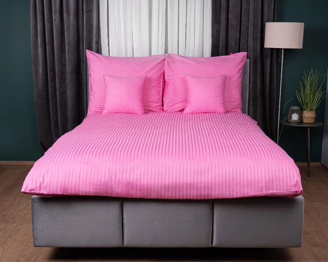 Baumwollbettwäsche 100% rosa (Set)