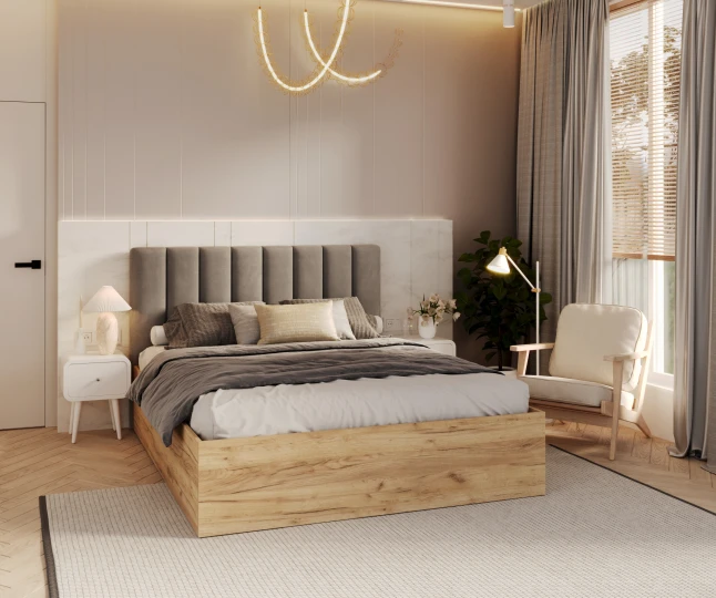 GRENADA Schlafzimmer Bett Eiche Handwerk