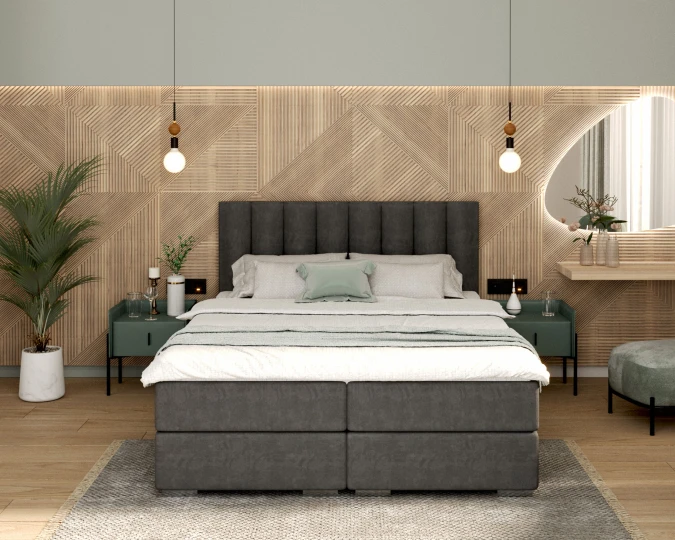 Kontinentales Bett LINCOLN