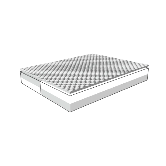 DIVERSO Schaumstoffmatratze