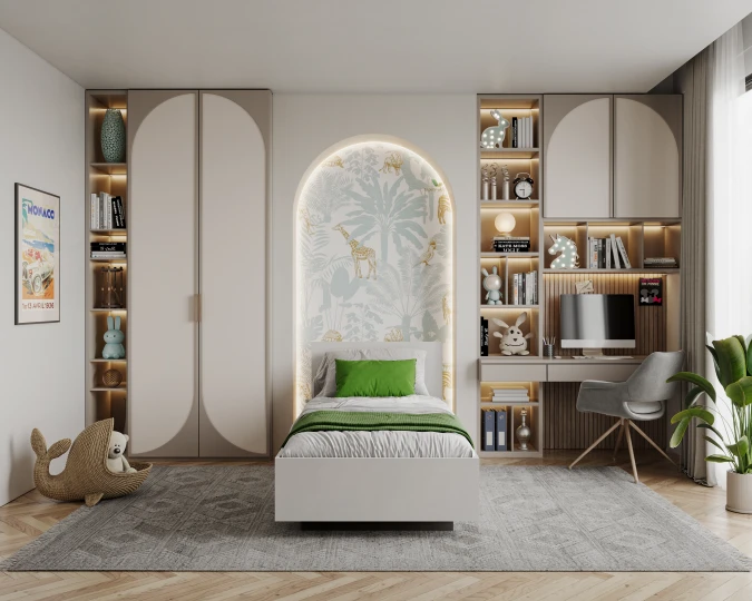 Schwebendes Schlafzimmerbett LIMA