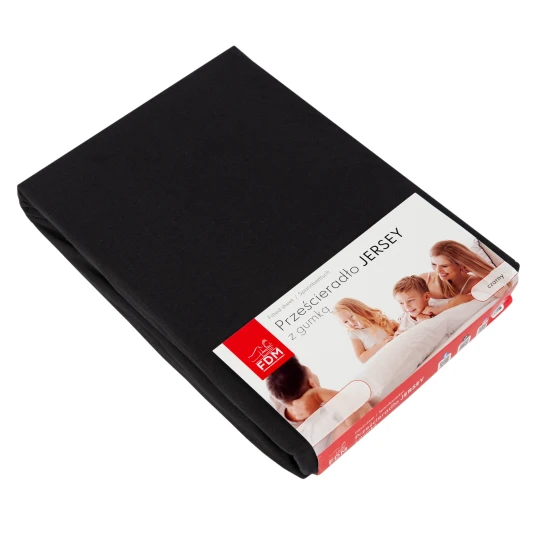 JERSEY Blatt schwarz