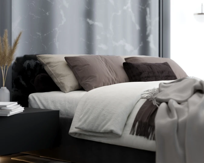 Polsterbett ORLANDO mit Staukasten