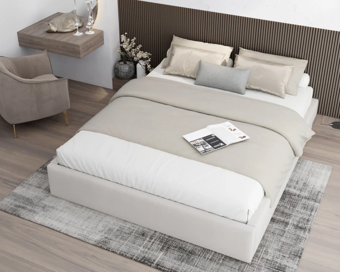 Polsterbett ORLANDO mit Staukasten