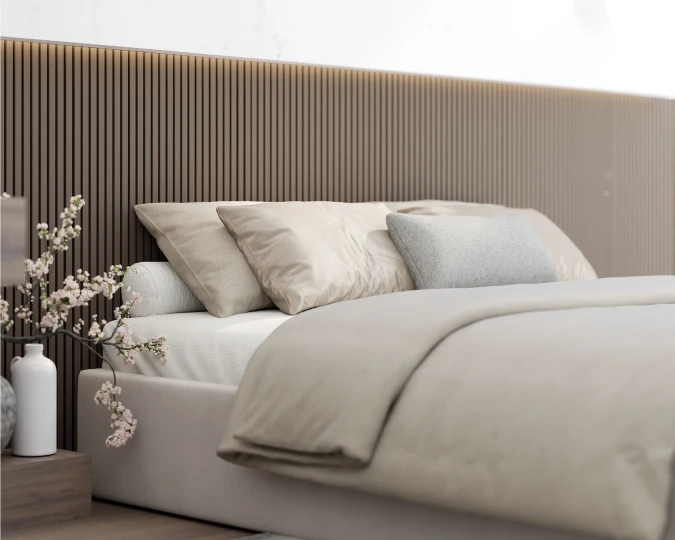 Polsterbett ORLANDO mit Staukasten