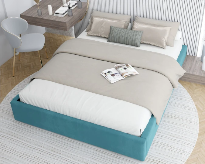 Polsterbett ORLANDO mit Staukasten