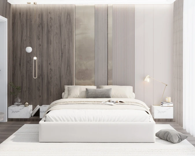 Polsterbett ORLANDO mit Staukasten