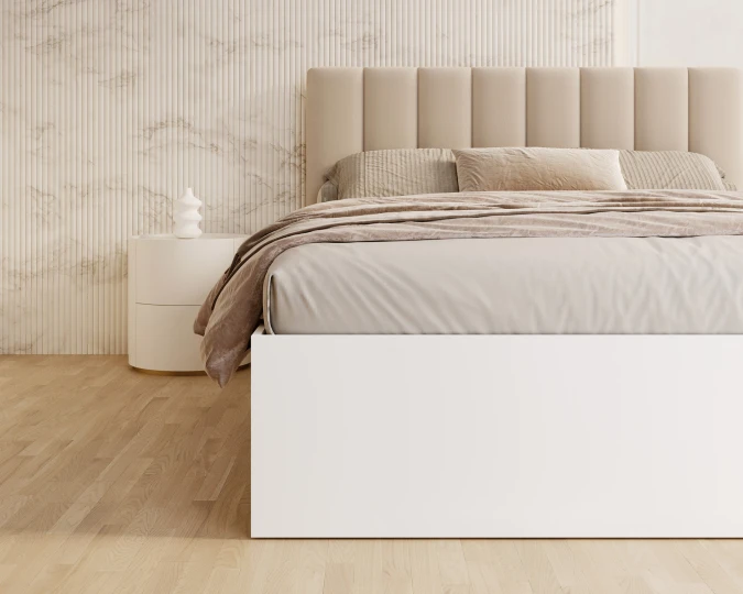 GRENADA Schlafzimmer Bett weiß