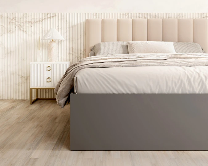 GRENADA Schlafzimmer Bett grau