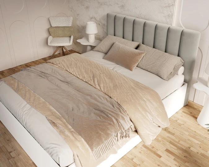 GRENADA Schlafzimmer Bett weiß