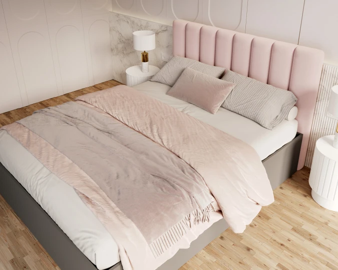 GRENADA Schlafzimmer Bett grau