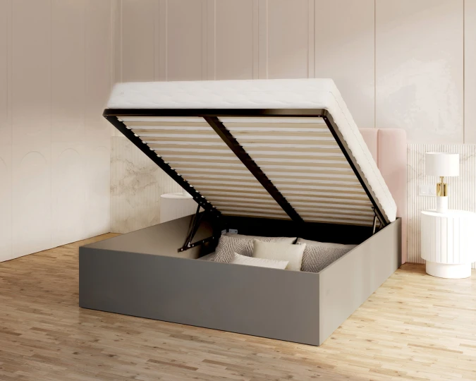 GRENADA Schlafzimmer Bett grau