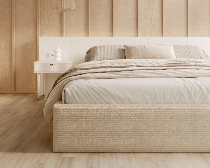 Polsterbett ORLANDO mit Staukasten