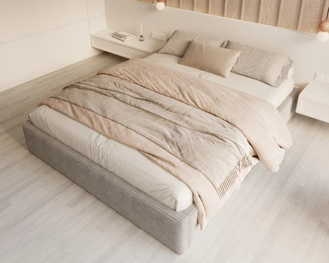 Polsterbett ORLANDO mit Staukasten