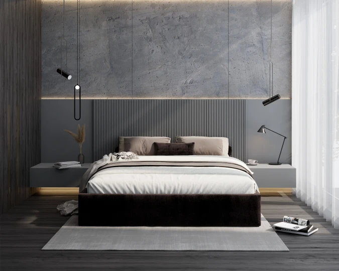 Polsterbett ORLANDO mit Staukasten