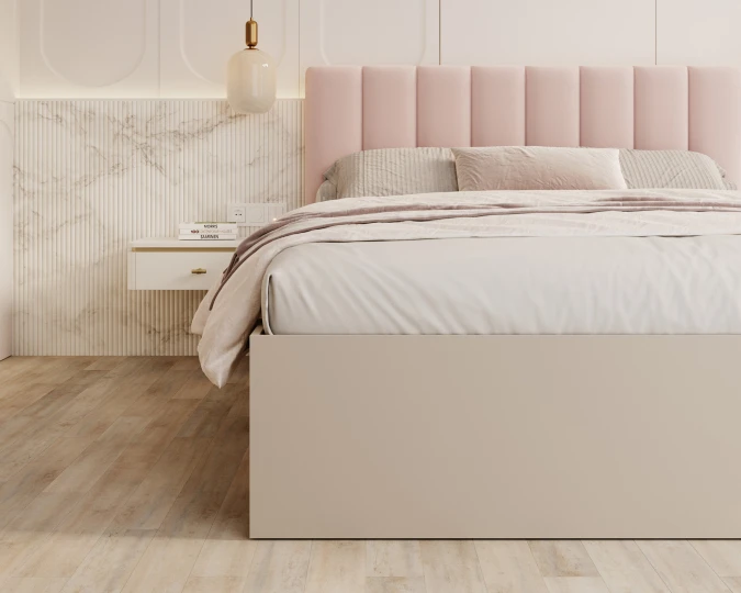 GRENADA Schlafzimmerbett aus Kaschmir