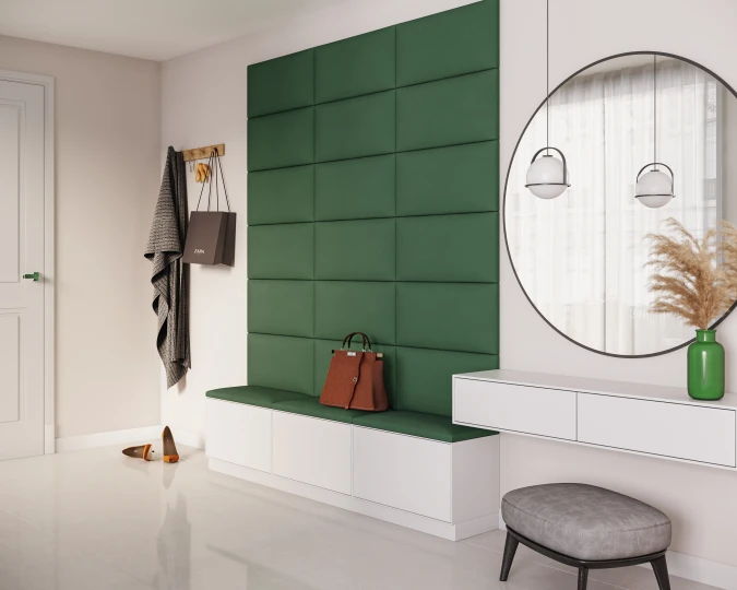 Gepolstertes Wandpaneel TRINITY 45x25cm