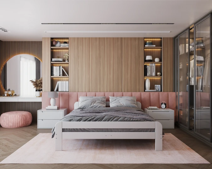 Gepolstertes Wandpaneel TRINITY 90x25cm