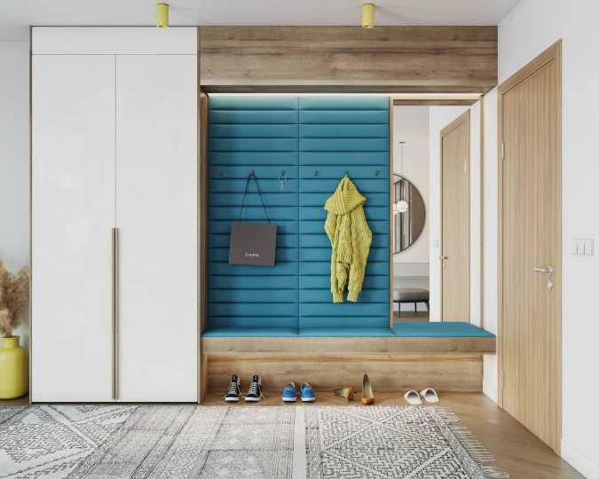 Gepolstertes Wandpaneel TRINITY 70x10cm