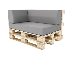 Palettenkissen-Set mit Ecke