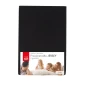 JERSEY Blatt schwarz