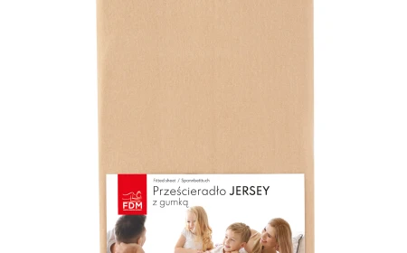 JERSEY Blatt beige