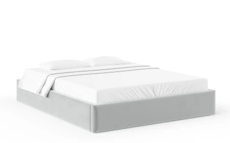 Polsterbett ORLANDO mit Staukasten - 90x200