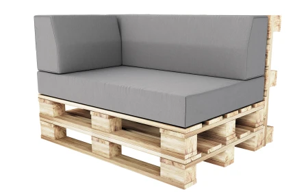 Palettenkissen-Set mit Ecke